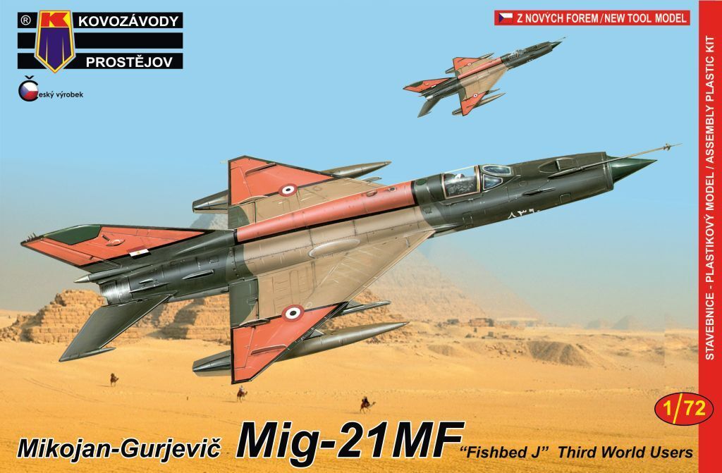 Kovozavody 1/72 MiG-21MF Third World Users Plastic Model Kit