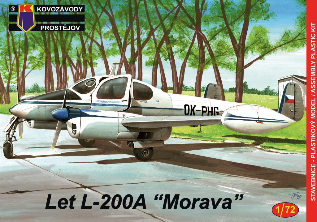 Kovozavody 1/72 Let L-200A Morava Plastic Model Kit