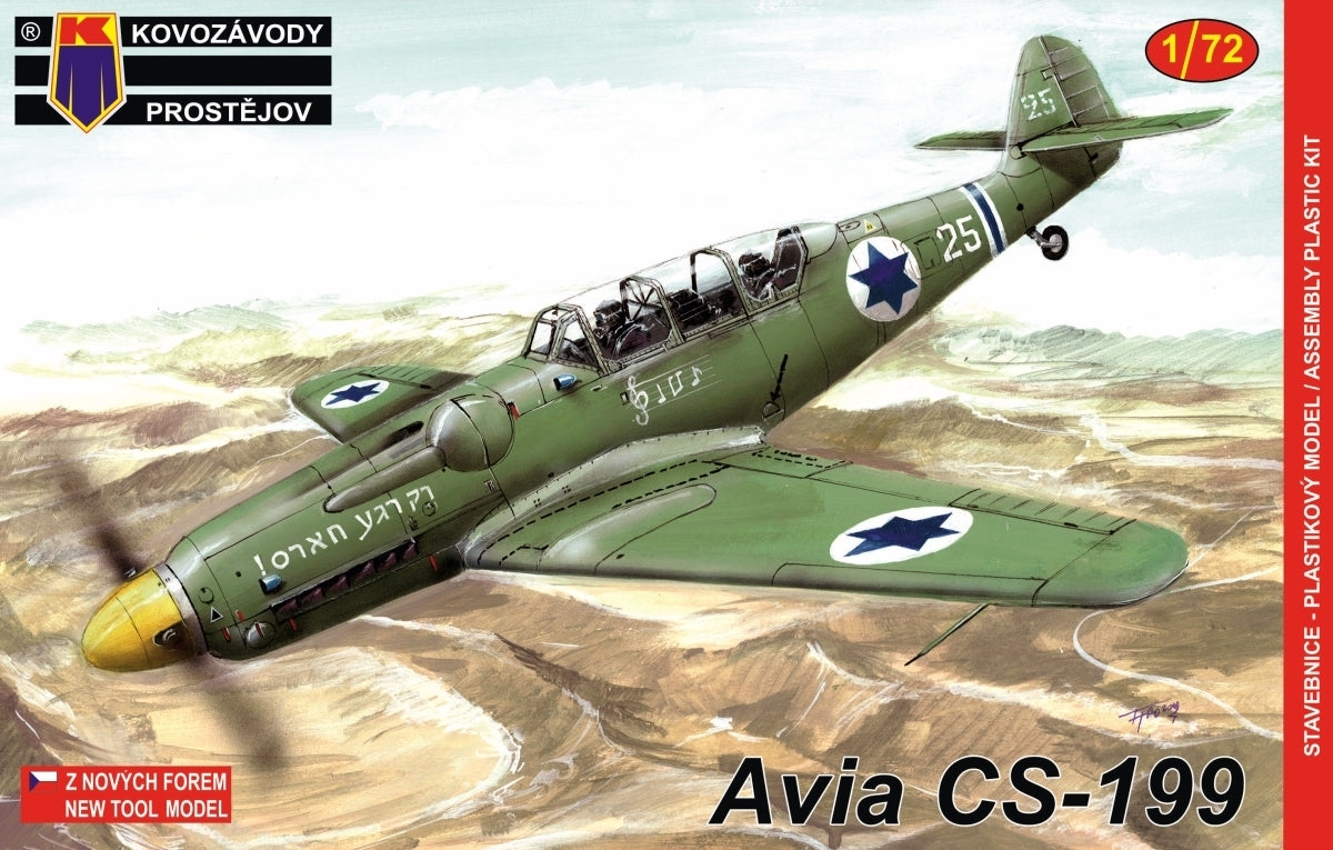 Kovozavody 1/72 Avia CS-199 Israel Plastic Model Kit