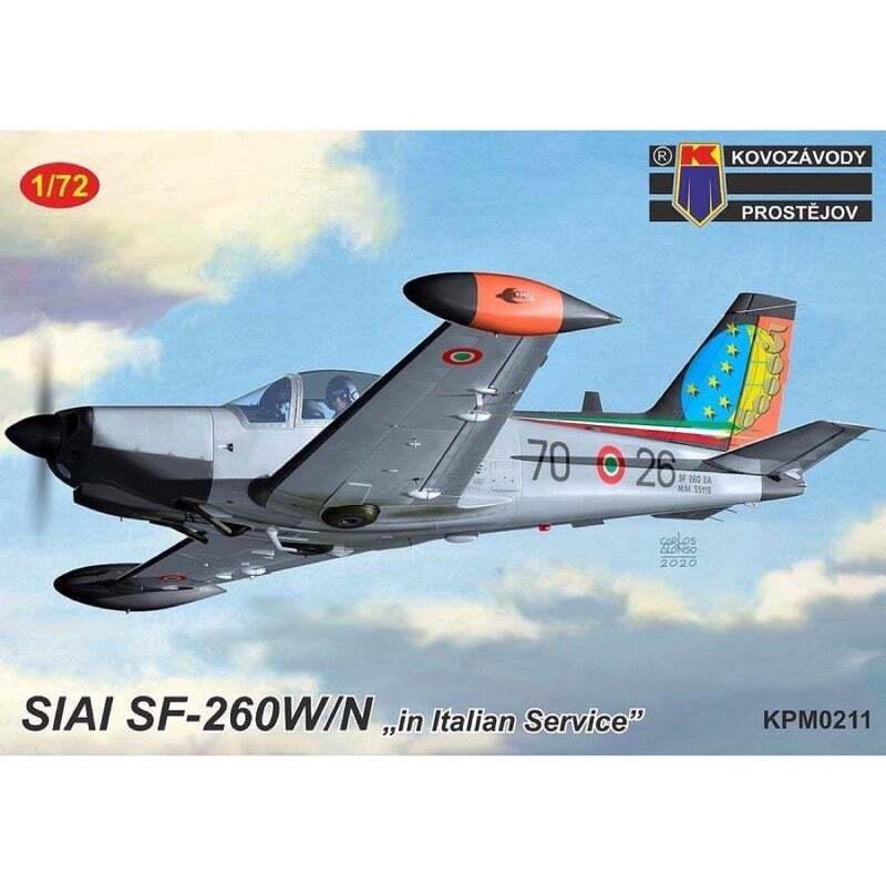 Kovozavody 1/72 SF-260W/N "Italian Service" Plastic Model Kit