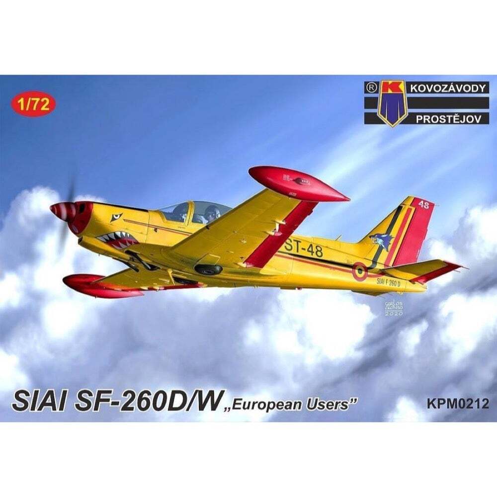 Kovozavody 1/72 SF-260D/W "European Users" Plastic Model Kit