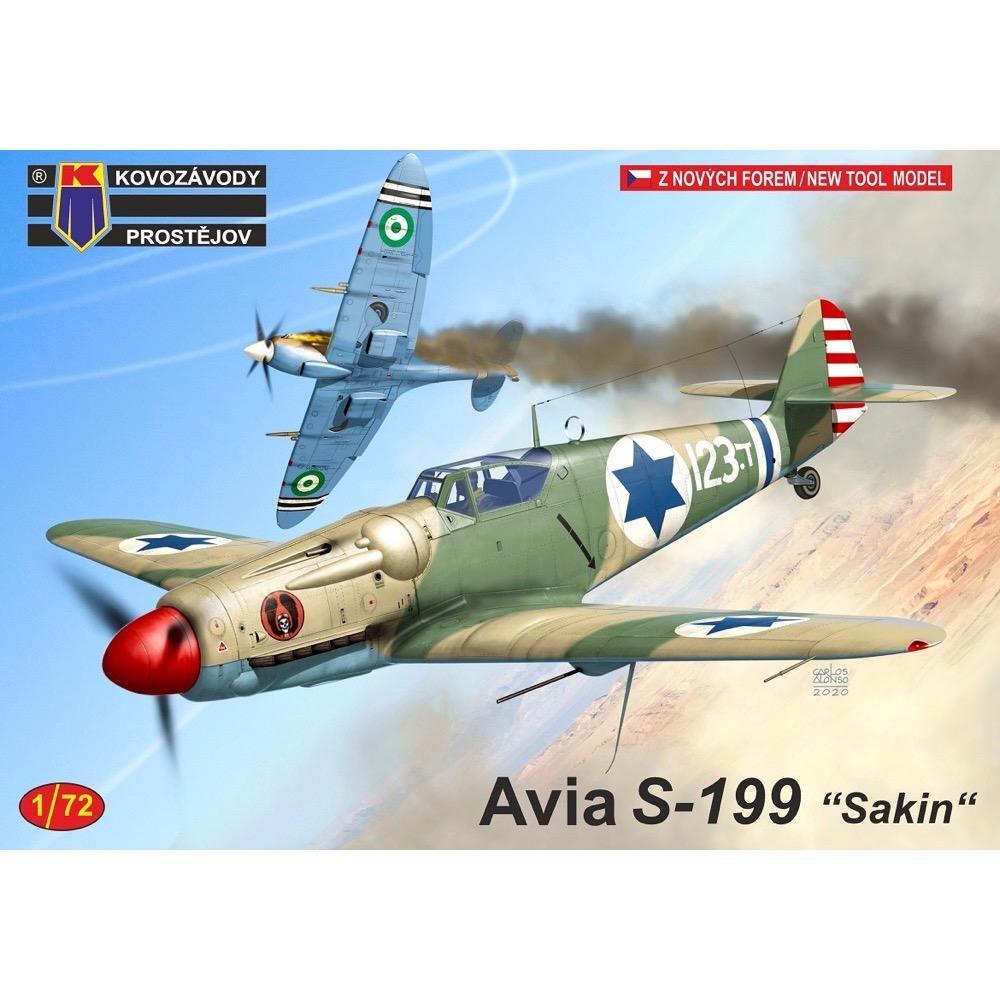 Kovozavody 1/72 Avia S-199 "Sakin" Plastic Model Kit