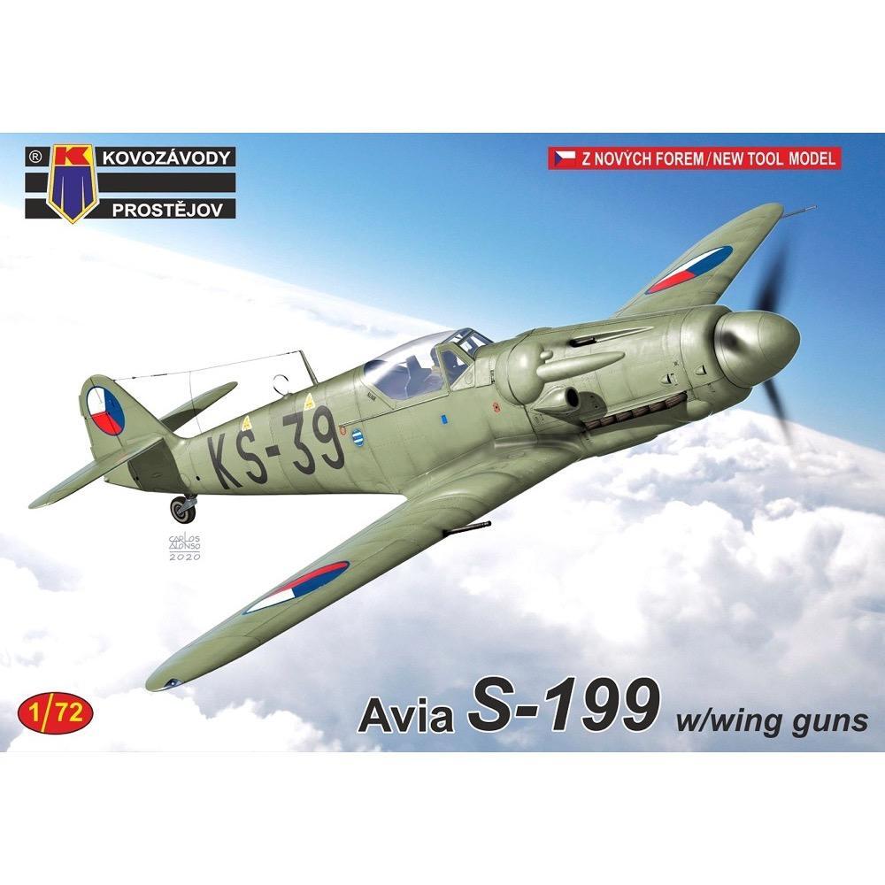 Kovozavody 1/72 Avia S-199 w/wing guns Plastic Model Kit