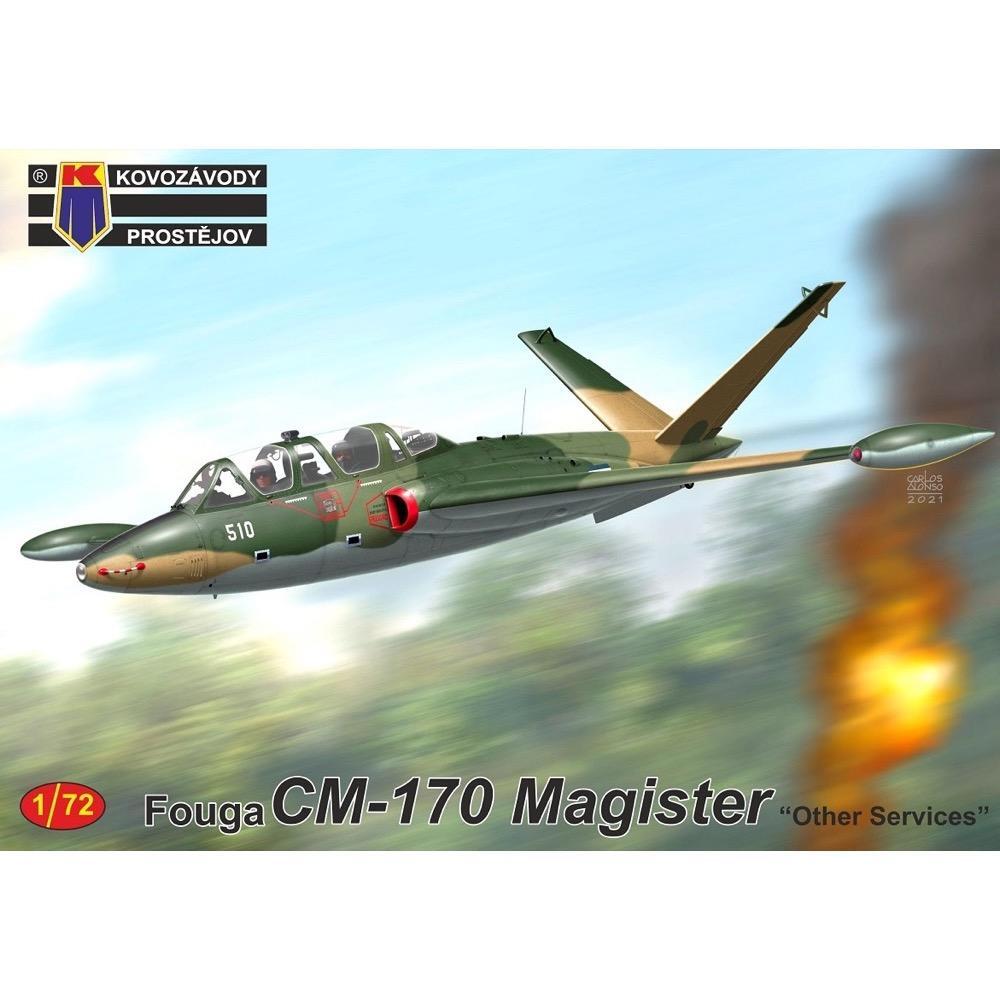 Kovozavody 1/72 Fouga CM-170 Magister "Other Services" Plastic Model Kit