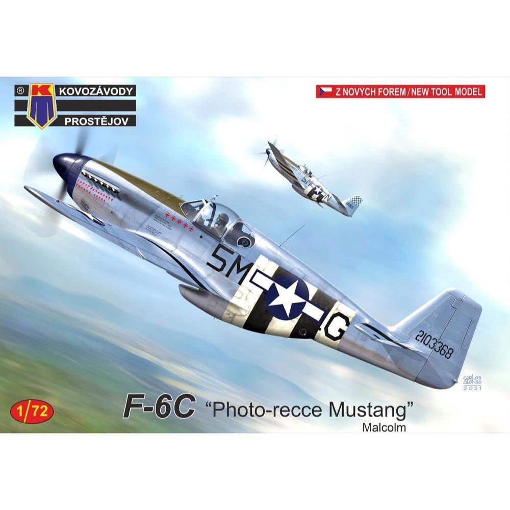 Kovozavody 1/72 F-6C "Photo-recce Mustang" Malcolm Plastic Model Kit