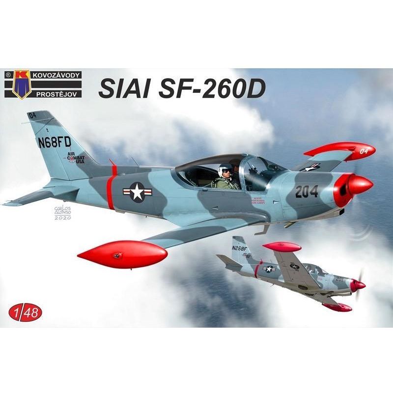 Kovozavody 1/48 SF-260D Plastic Model Kit