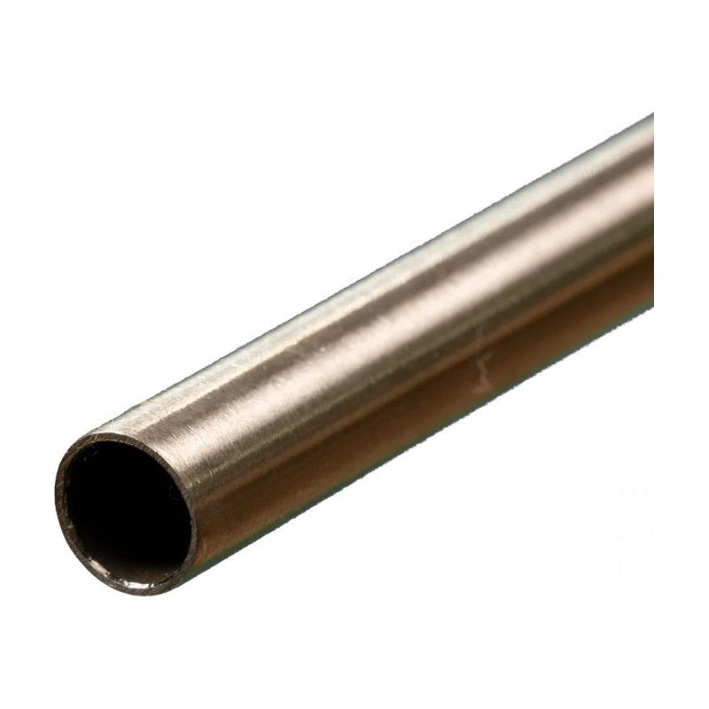 K&S Round Stainless Steel Tube .028 Wall (12in Lengths) 3/8in (1 Tube)