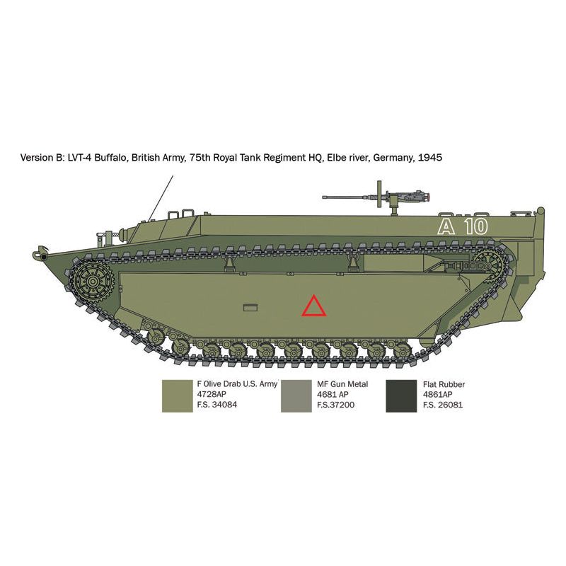 ITALERI 1/35 LVT-4 Water Buffalo (ETO)