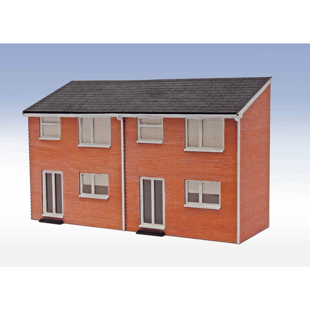 PECO Lineside OO/HO 1960s Semi-Det House Backs - Laser Cut Kit