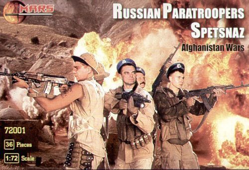 Mars 1/72 Russian paratroopers, Afghan War Plastic Model Kit