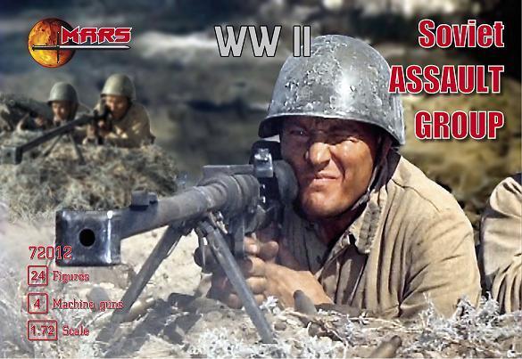 Mars 1/72 WWII Soviet assault group Plastic Model Kit