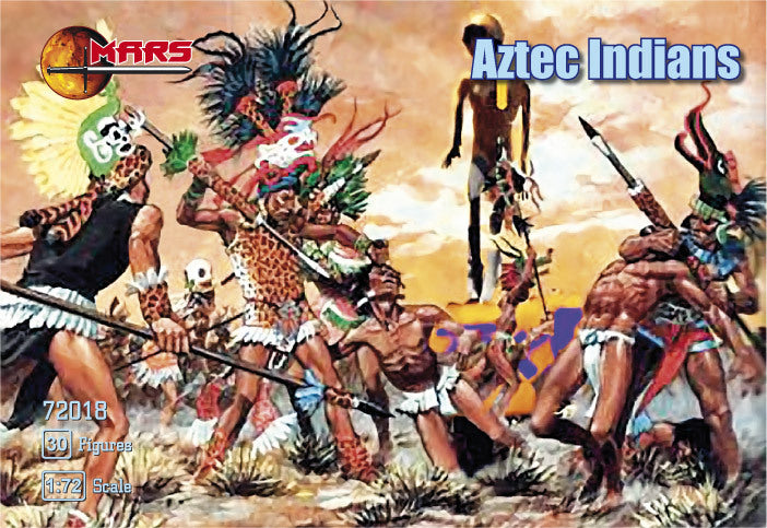 Mars 1/72 Aztec Indians Plastic Model Kit