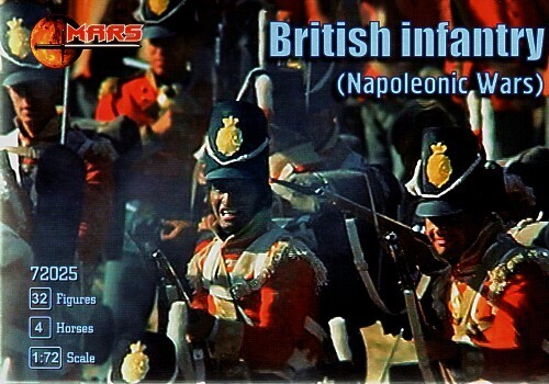 Mars 1/72 British infantry Plastic Model Kit