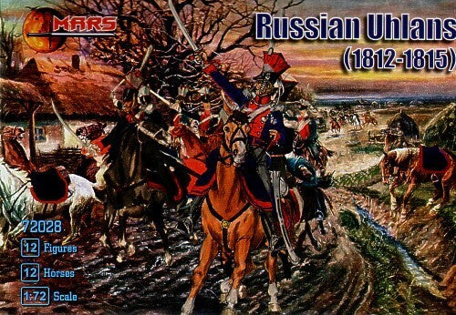 Mars 1/72 RUSSIAN UHLANS - 1812-1815 Plastic Model Kit