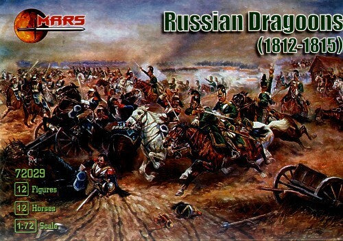 Mars 1/72 RUSSIAN DRAGOONS - 1812 - 1815 Plastic Model Kit