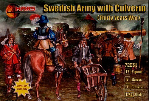 Mars 1/72 Swedish Army with a 50 pound culverin Plastic Model Kit