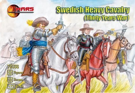 Mars 1/72 Thirty Years War Swedish heavy cavalry Plastic Model Kit