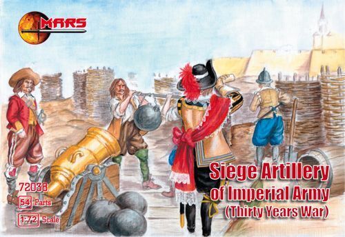 Mars 1/72 Thirty Years War Siege artillery of Imperial Army Plastic Model Kit