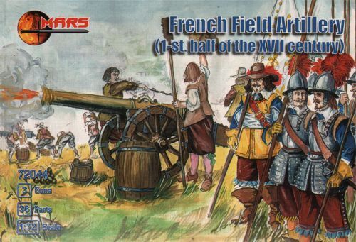 Mars 1/72 Thirty Years War French Field Artillery Plastic Model Kit