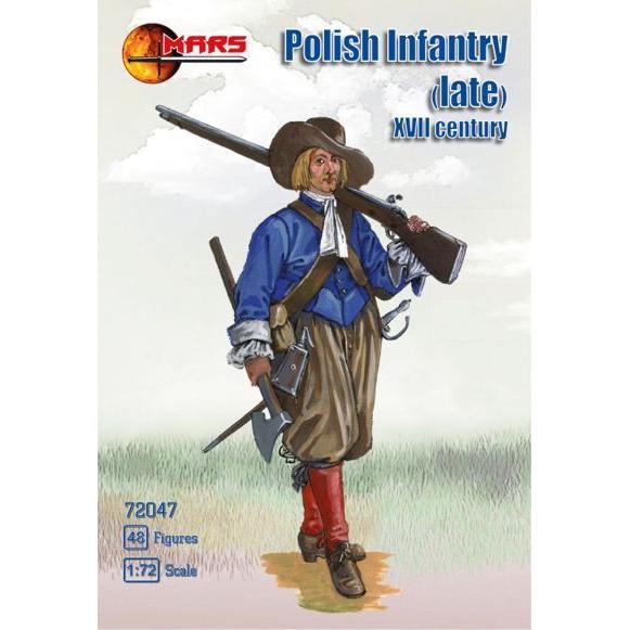 Mars 1/72 Polish infantry (late) 1st half XVII c 48 figures Plastic Model Kit