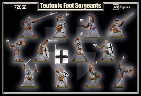 Mars 1/72 Medieval Foot Sergeants Plastic Model Kit