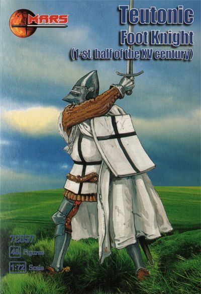 Mars 1/72 Teutonic Foot Knights Plastic Model Kit