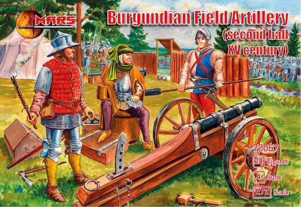 Mars 1/72 Burgundian field artillery second half XV century Plastic Model Kit