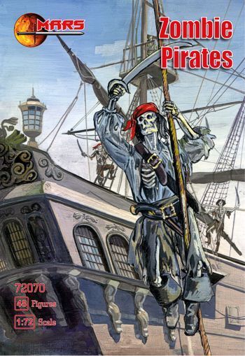 Mars 1/72 Zombies - Pirates Plastic Model Kit