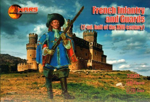 Mars 1/72 Royal French infantry and guards 2 half of the 17th century Plastic Model Kit