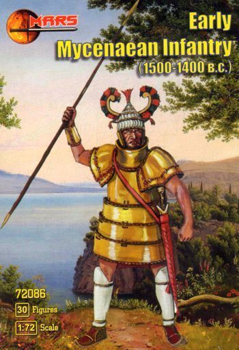 Mars 1/72 Early Mycenaean infantry Plastic Model Kit