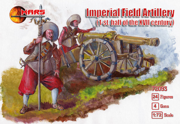 Mars 1/72 Imperial Field Artillery middle of the 17th century Plastic Model Kit