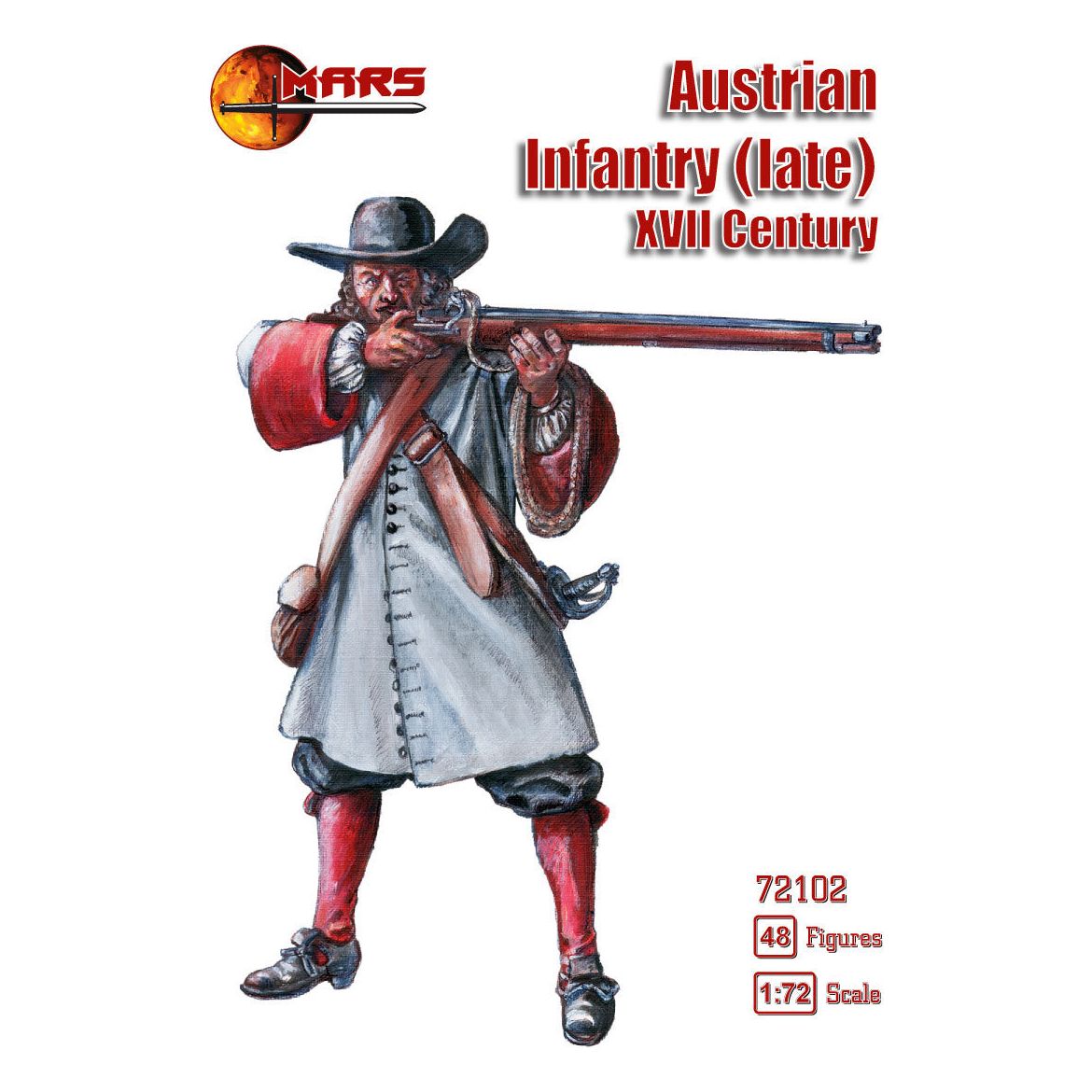 Mars 1/72 Imperial infantry 17 century (late) Plastic Model Kit