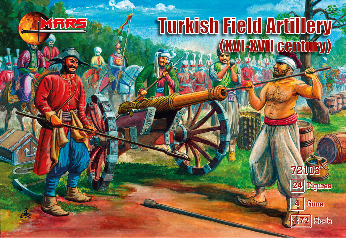 Mars 1/72 Turkish field Artillery Plastic Model Kit