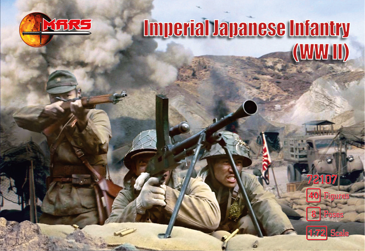 Mars 1/72 Imperial Japanese Infantry WWII Plastic Model Kit