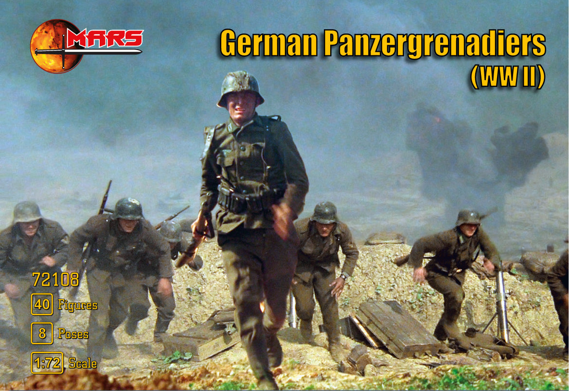 Mars 1/72 German Panzergrenadiers 43-44 Plastic Model Kit