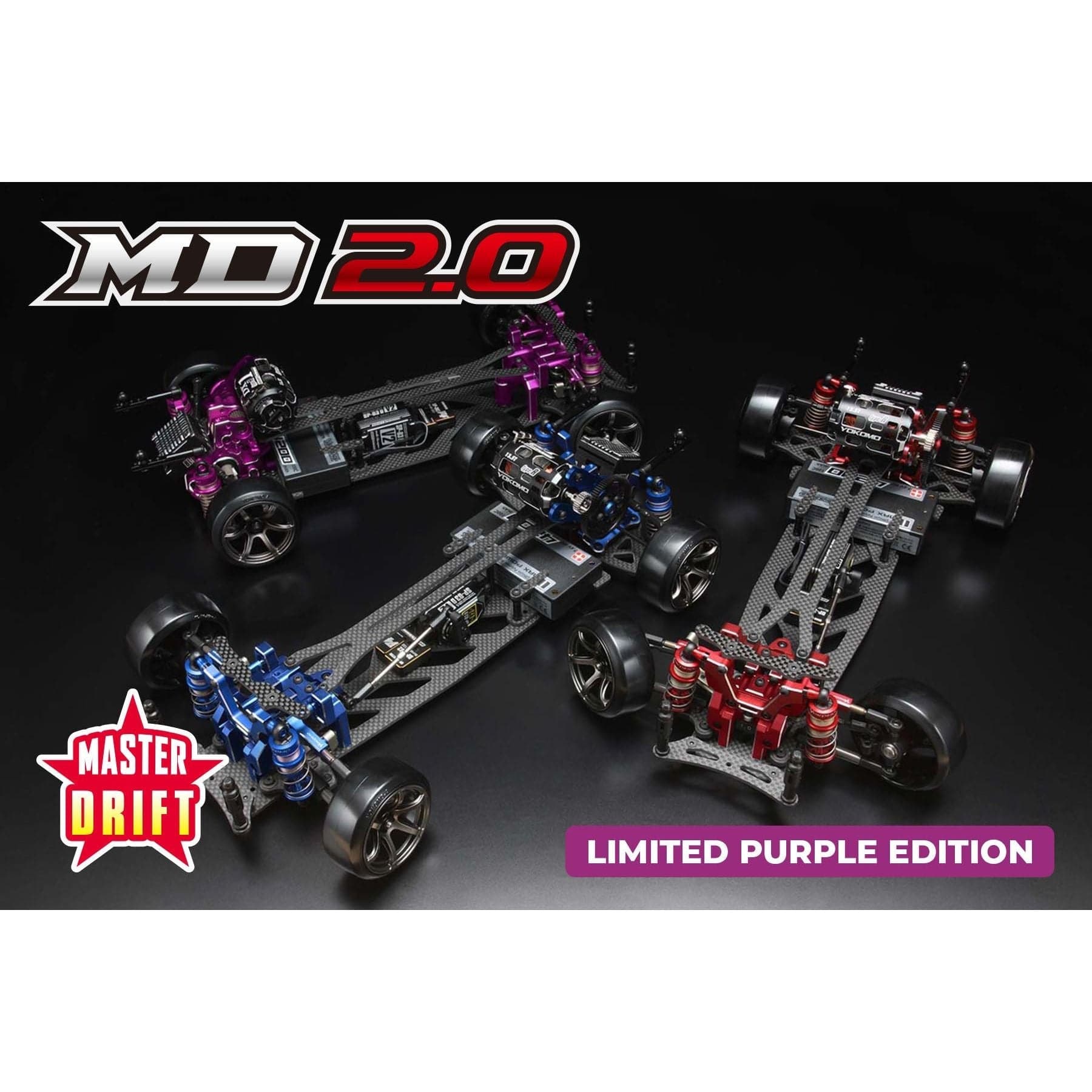 YOKOMO 1/10 Master Drift MD2.0 Kit (Purple)Limited Edition