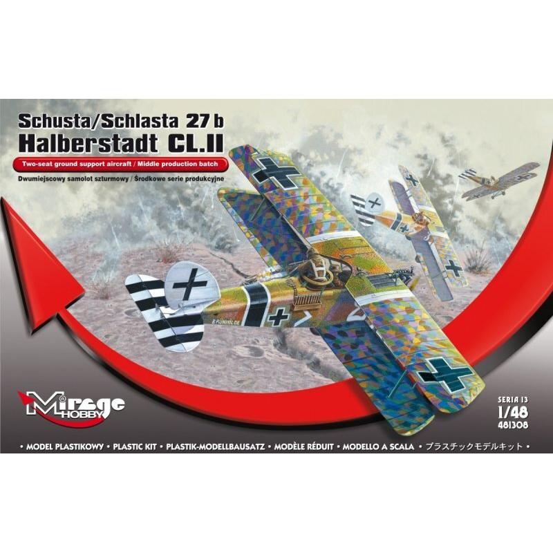 Mirage 1/48 Schusta/Schlasta 27b HALBERSTADT CL.II Plastic Model Kit