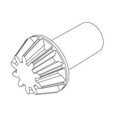 MJX Front Drive Gear (Metal) for 14301-14303