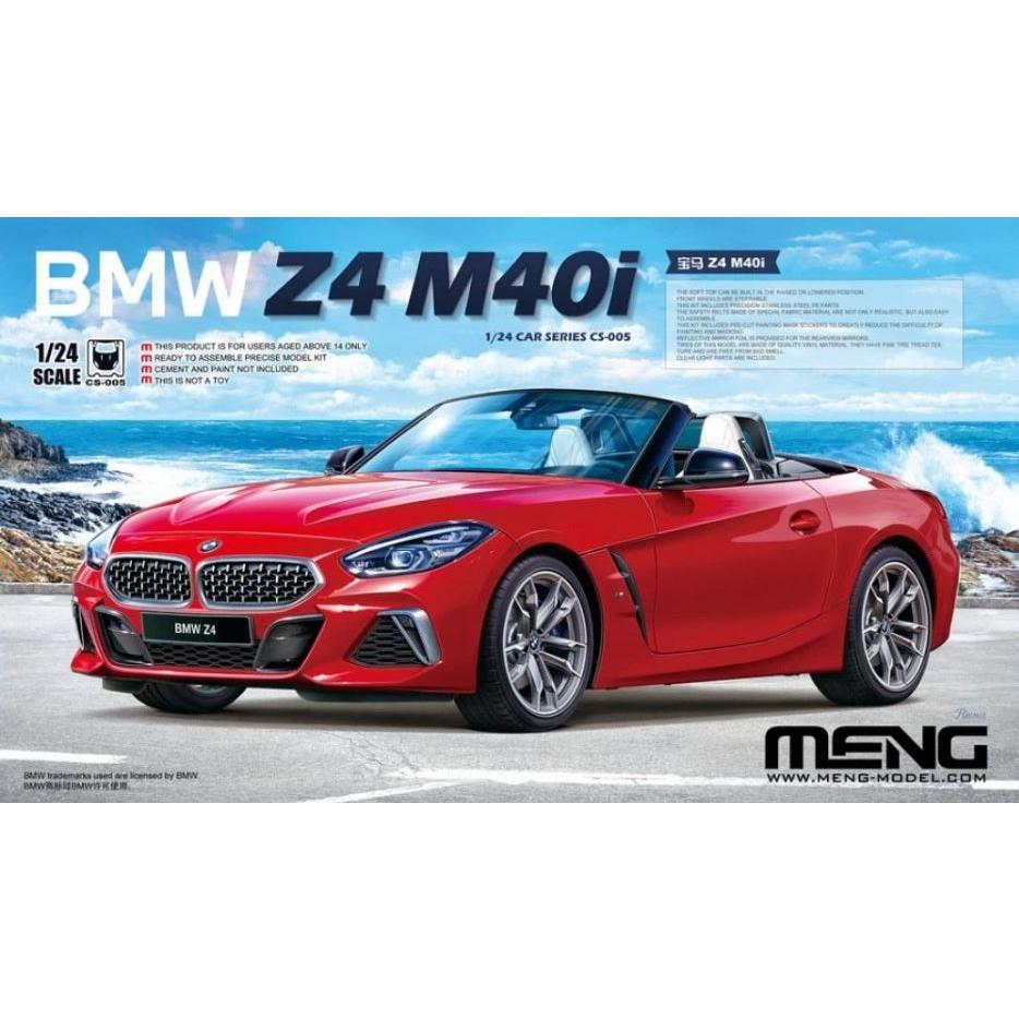 Meng 1/24 BMW Z4 M40i Plastic Model Kit