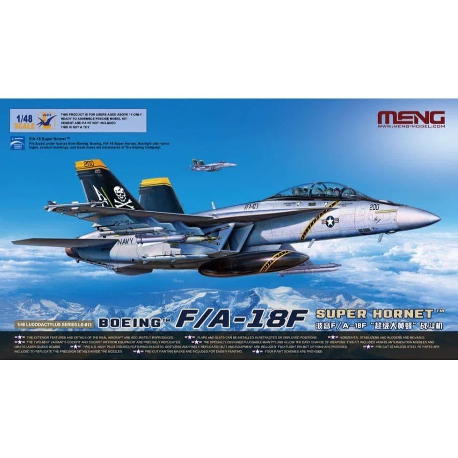 MENG 1/48 Boeing F/A-18F Super Hornet Plastic Model Kit *Aus Decals*