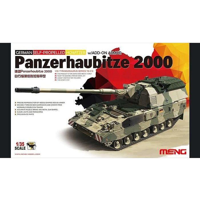 Meng 1/35 Panzerhaubitze 2000 Self-Propelled Howirzer w/ Add-on Armour Plastic Model Kit