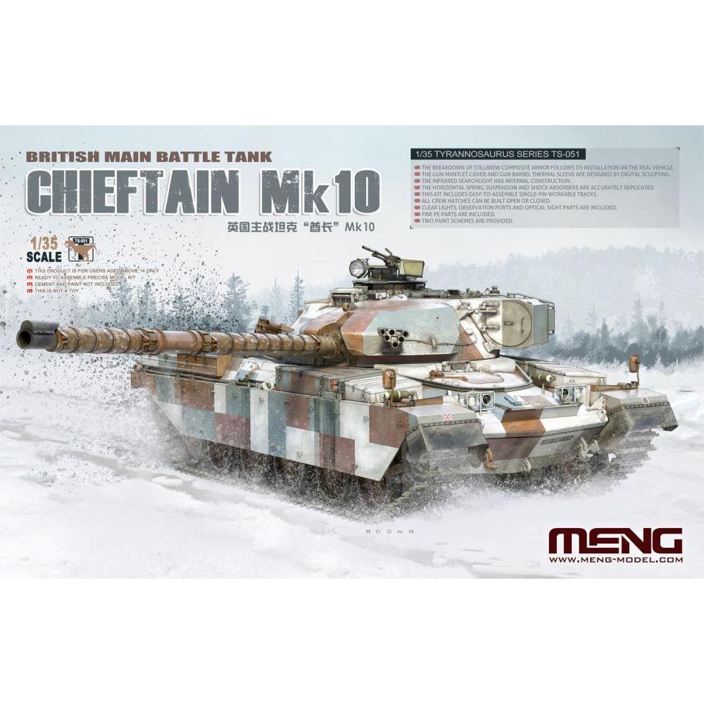 MENG 1/35 British Main Battle Tank Chieftain Mk10 Plastic Model Kit