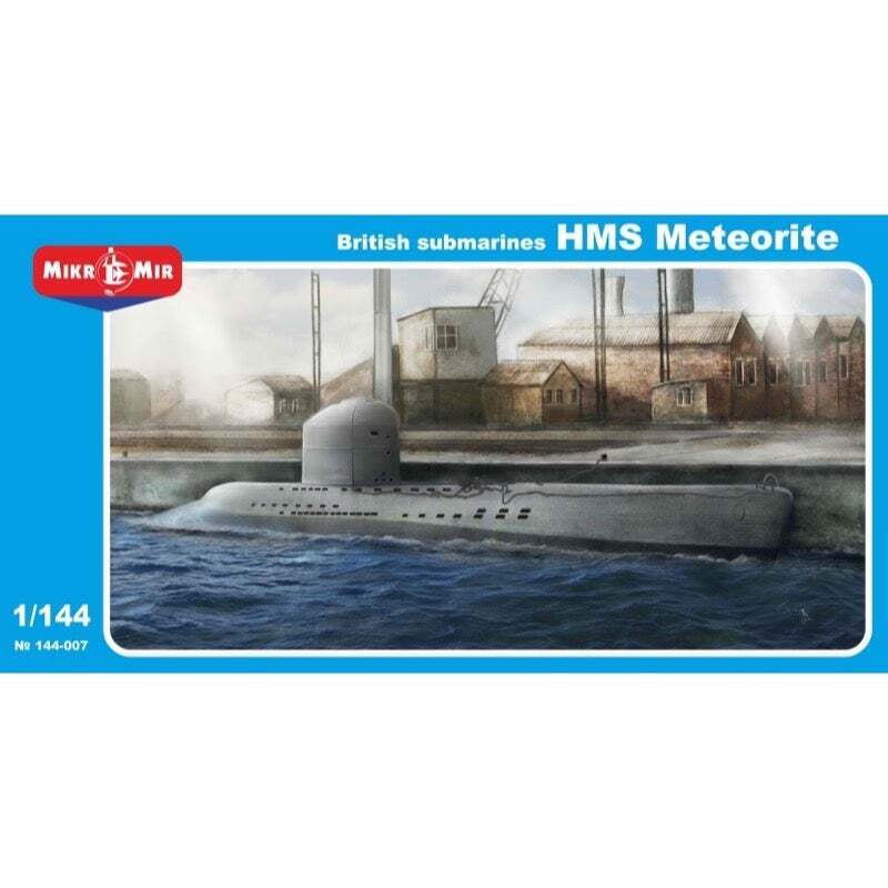 MikroMir 1/144 HMS Meteorite - British submarine Plastic Model Kit