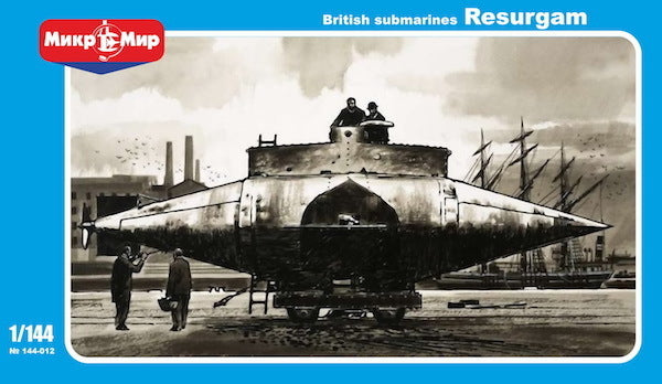 MikroMir 1/144 RESURGAM - British submarine Plastic Model Kit