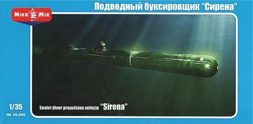 MikroMir 1/35 SIRENA - Soviet diver propulsion vehicle Plastic Model Kit