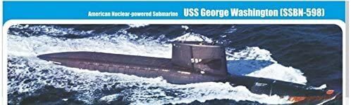 MikroMir 1/350 USS GEORGE WASHINGTON (SSBN-598) Plastic Model Kit