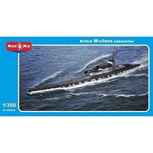 MikroMir 1/350 British M-Class submarine Plastic Model Kit