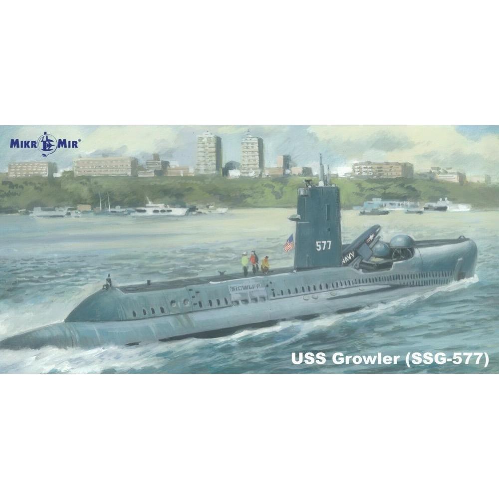 MikroMir 1/350 USS Growler (SSG-577) Plastic Model Kit