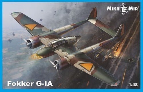 MikroMir 1/48 Fokker G1 Plastic Model Kit