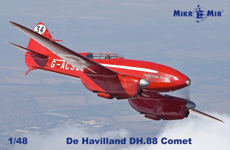 MikroMir 1/48 DH-88 Comet Plastic Model Kit